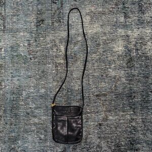 Nine West Black Leather Crossbody Bag